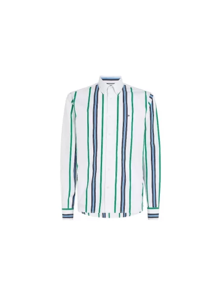 Košeľa Tommy Hilfiger zelená
