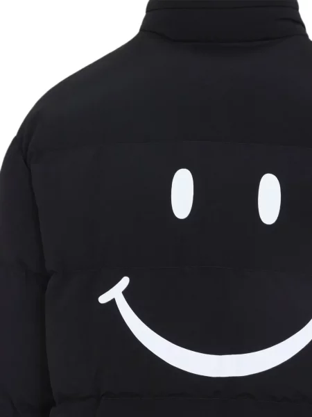 Geacă cu puf Moschino cu imagine negru