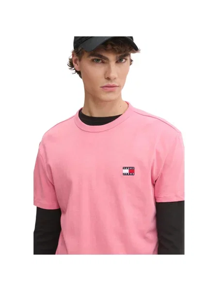 Tommy Jeans Tričko starorůžová růžové