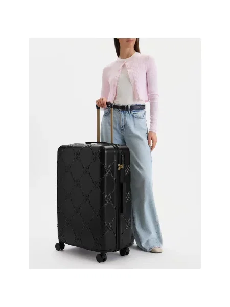 Veľký kufor Nine West BLACK čierna