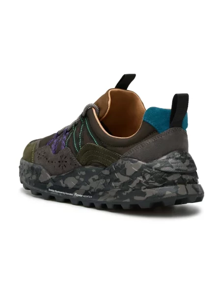 Sneakersy Flower Mountain zamszowe w kwiatki czarne