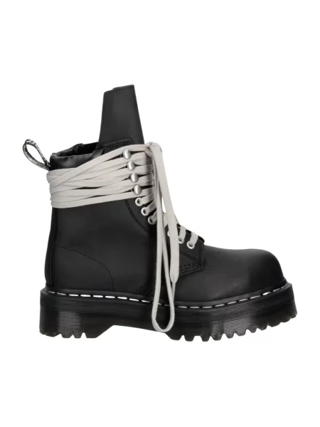 Botki Rick Owens skórzane czarne