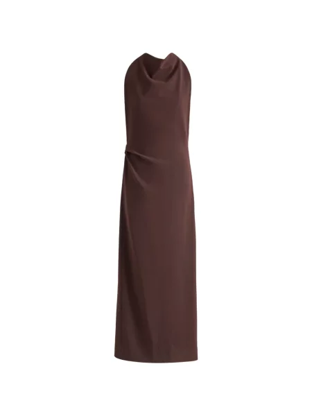 Rochie Proenza Schouler din crep maro