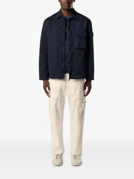 Μπουφάν πουκάμισο Stone Island πέτρες τσέπες patch μπλε