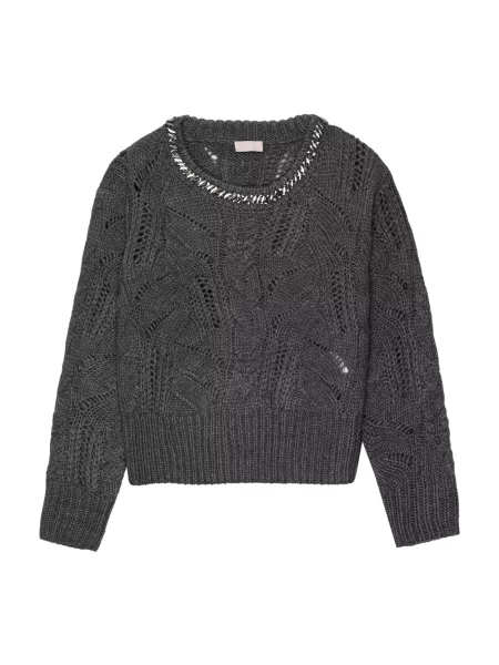 Sweter Liu Jo wełniany szary
