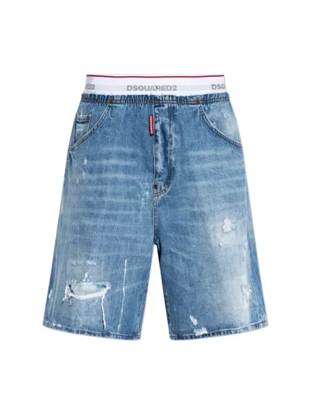 Szorty jeansowe Dsquared2 niebieskie