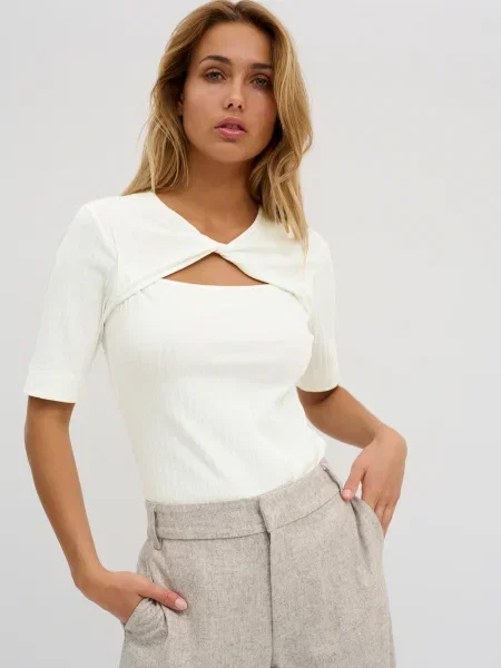 My Essential Wardrobe Majica BustaMW' bela