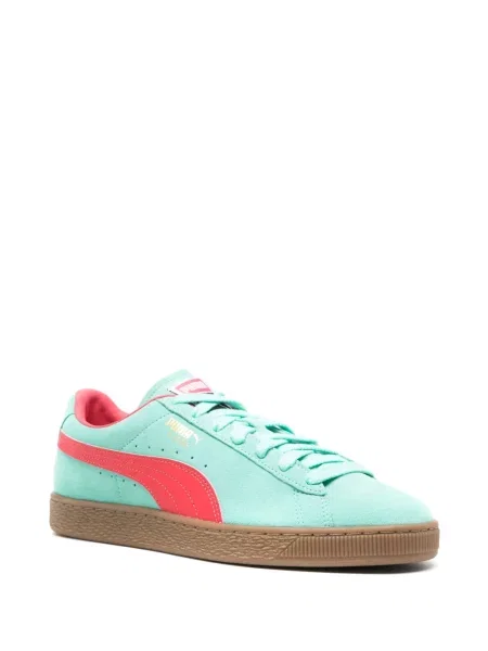 Zomšinės sportbačiai Puma Suede žalia