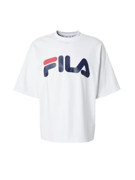 FILA Majica LOWELL temno modra / rdeča bela