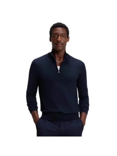 Sweter Boss niebieski