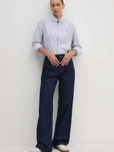 Polo Ralph Lauren koszula regular z kołnierzykiem klasycznym niebieski