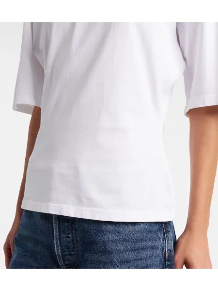 Tricou Agolde din jerseu alb