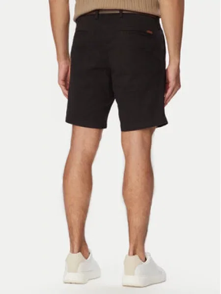 JACK & JONES Chino nohavice JPSTADAM tmavohnedá čierna