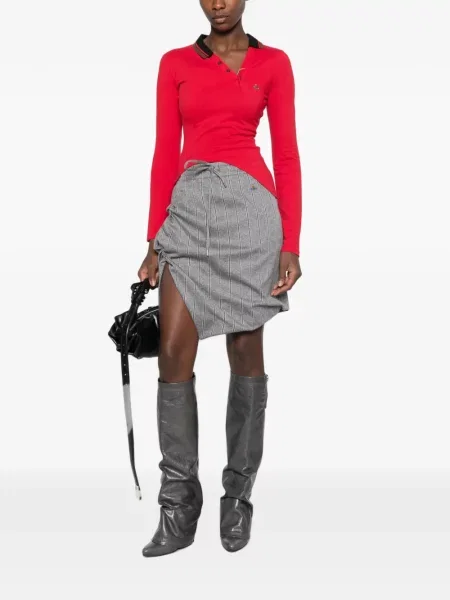 Fusta mini Vivienne Westwood cu imagine gri