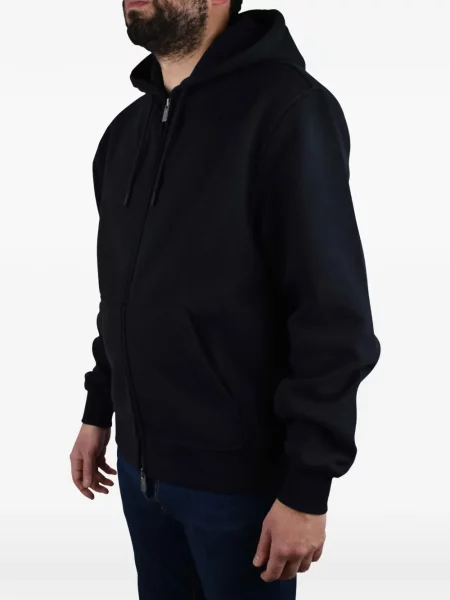 Hanorac cu glugă Burberry cu broderie negru