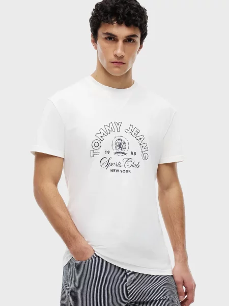 Футболка Tommy Jeans біла