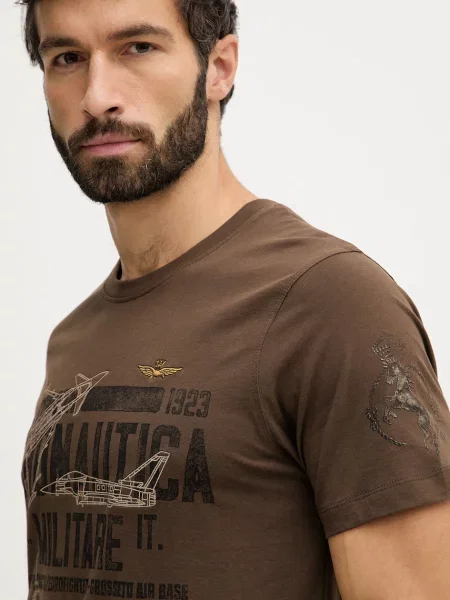 Aeronautica Militare póló barna