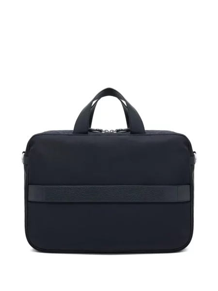 Geantă Giorgio Armani cu autograf negru