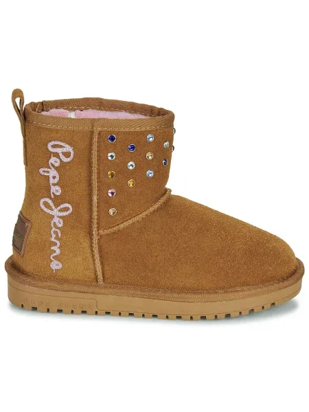 Pantofi copii Pepe Jeans maro