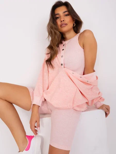 Komplet dresowy My Red Lips różowy