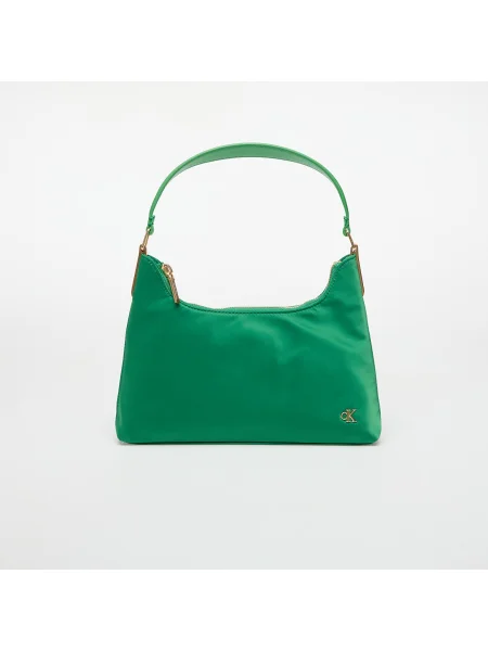 Атласна маленька сумка Calvin Klein зелена