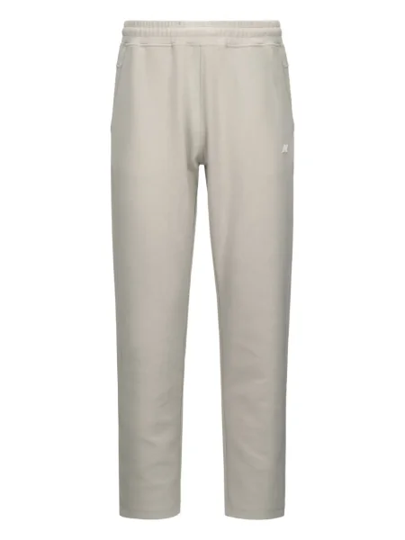Pantaloni K-way cu broderie gri