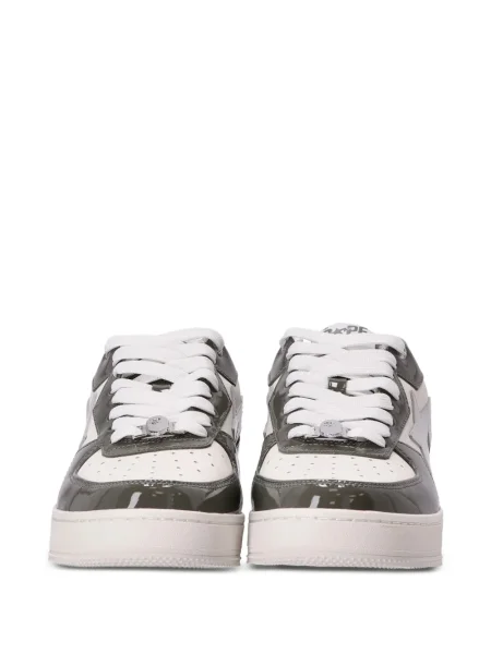 Sneakerși A Bathing Ape® din piele gri