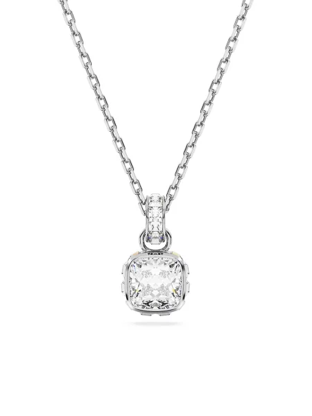 Swarovski Colier BIRTHSTONE argintiu