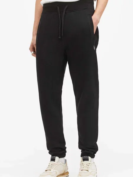 Спортивні штани AllSaints RAVEN SWEATPANT однотонні чорний