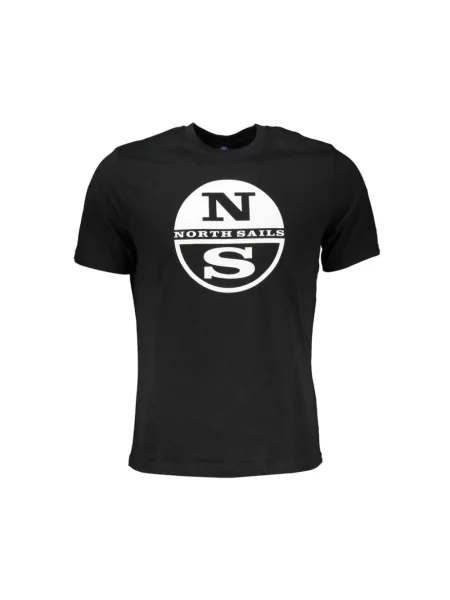 Krótka koszulka North Sails z logo czarna