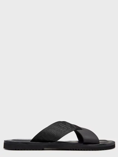 Шльопанці Emporio Armani чорні