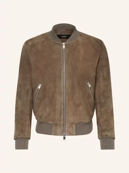 Kožená bunda Arma hnědá