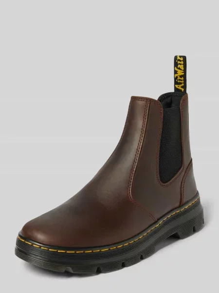 Buty chelsea z naturalna skóra z naszywka z logo Dr. Martens
