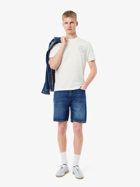 Джинсовые шорты Lacoste синие
