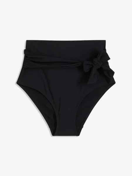 Dół od bikini z lekkim efektem modelującym czarne