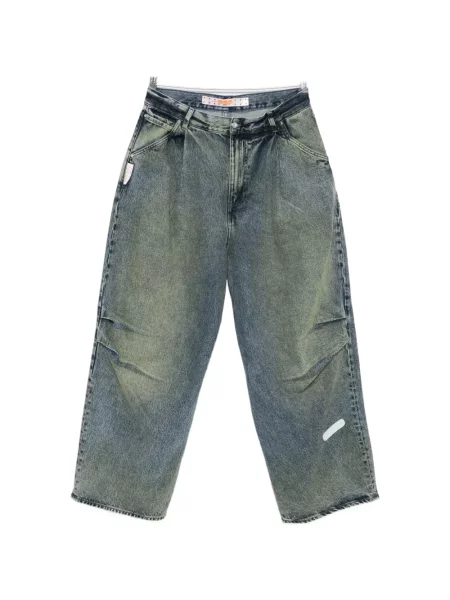 Плисирани дънки Pdf синьо