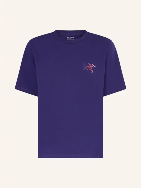 Arc'teryx T-Shirt Kragg blau fioletowa