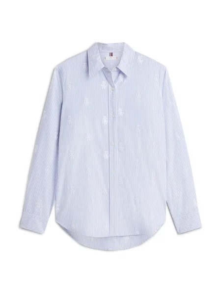 TOMMY HILFIGER Bluza svijetloplava bijela