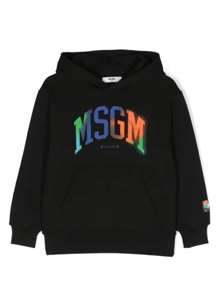 Bluza z kapturem dziecięca Msgm czarna