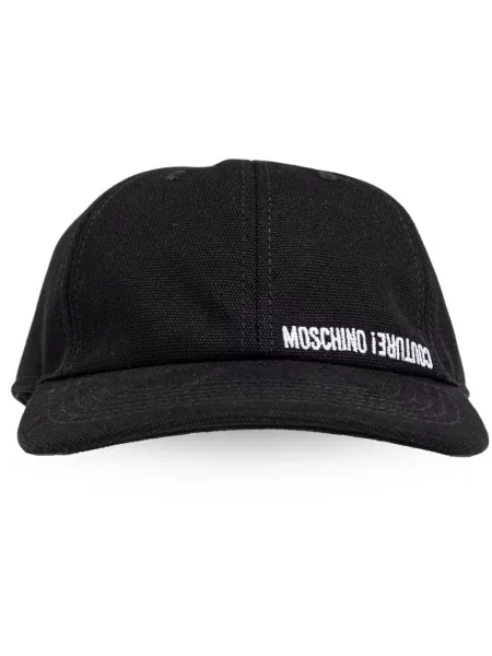 Șapcă Moschino cu broderie negru