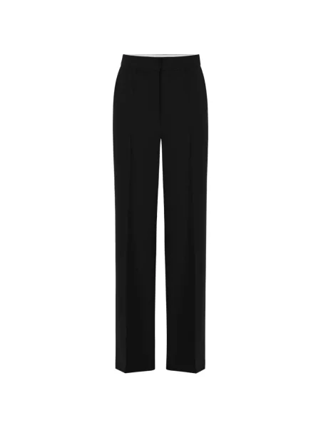 Ușor pantaloni Elisabetta Franchi negru