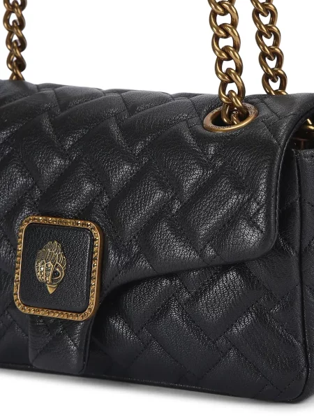 Кожаная сумка Kurt Geiger London черная