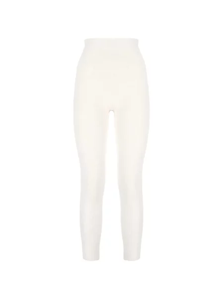 Pantaloni Pleats Please Issey Miyake alb