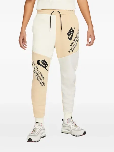 Majica s grafičkim motivom Nike od flisa s printom s kapuljačom plava