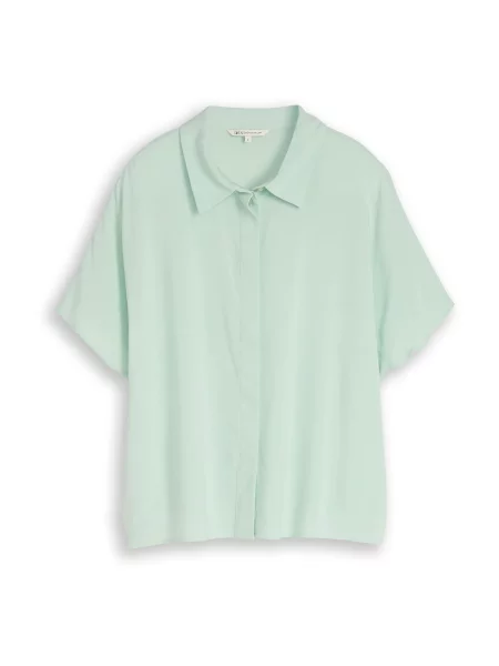 TOM TAILOR DENIM Bluză mentă verde