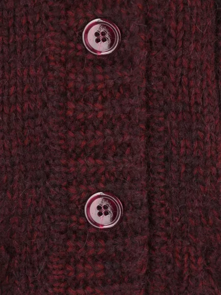 Cardigan Ermanno Scervino tricotate roșu