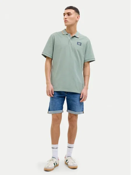 Jack&Jones Tricou polo Hudson verde
