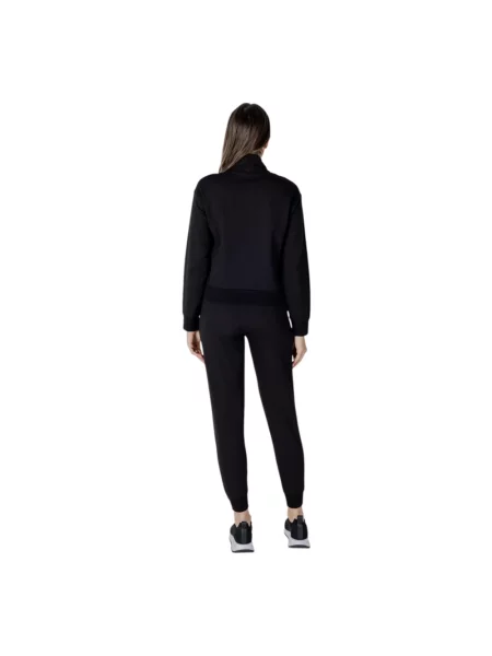 Komplet dresowy Emporio Armani Ea7 ze stretchu czarny