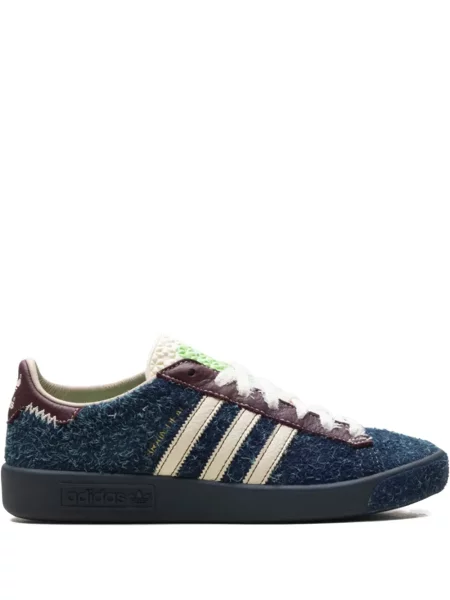 Sneakerși Adidas Superstar cu dungi verde