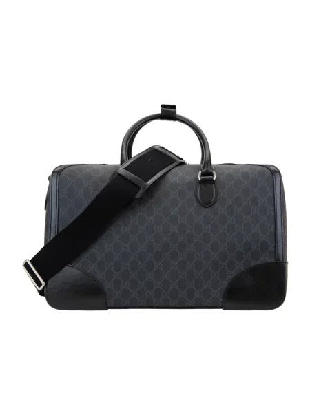 Torebka Gucci skórzana z logo czarna
